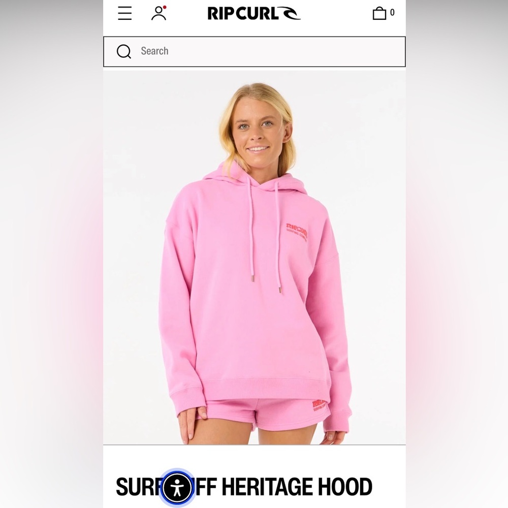 Rip Curl Hawaii Women's Vibrant Pink Hoodie